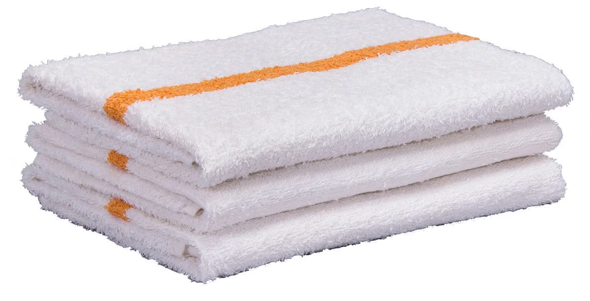 22x44 Gold Center Stripe Bath Towels ( 100% Cotton ) - Image 1