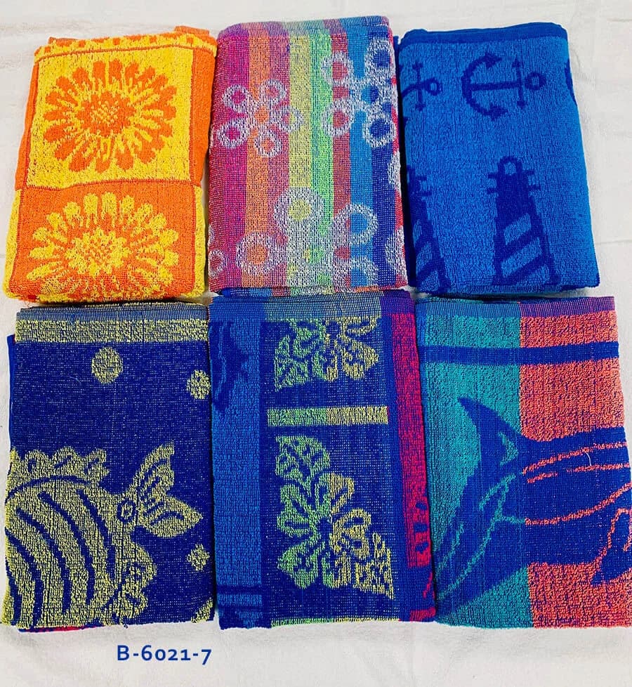 30x60 Assorted Jacquard Design Pool Towels 100% Cotton - Image 1