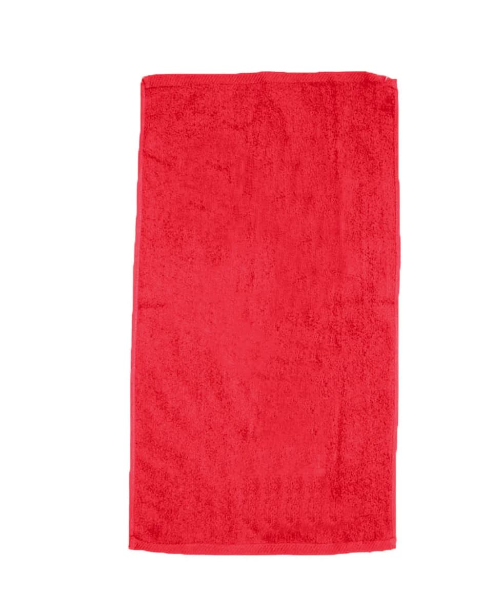 30x60 Velour Beach Towels Red Color - Image 1