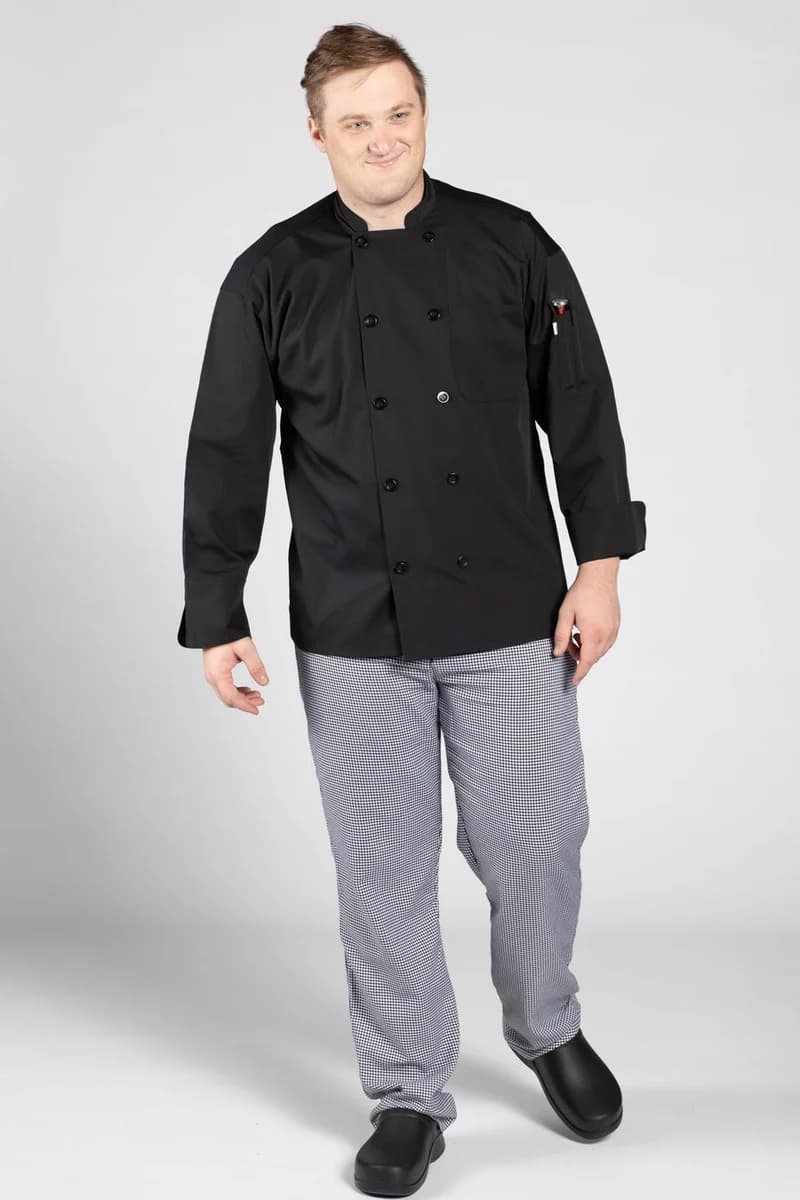 Classic Poplin Pro Vent Chef Coat - Image 1
