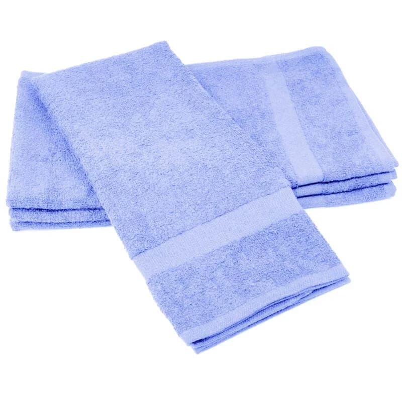 12x12 Light Blue Wash Cloths (100% Cotton) - Image 1